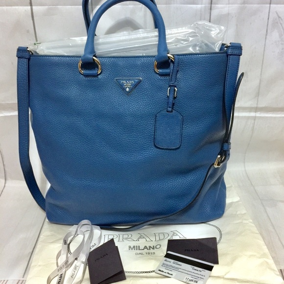 prada large daino tote